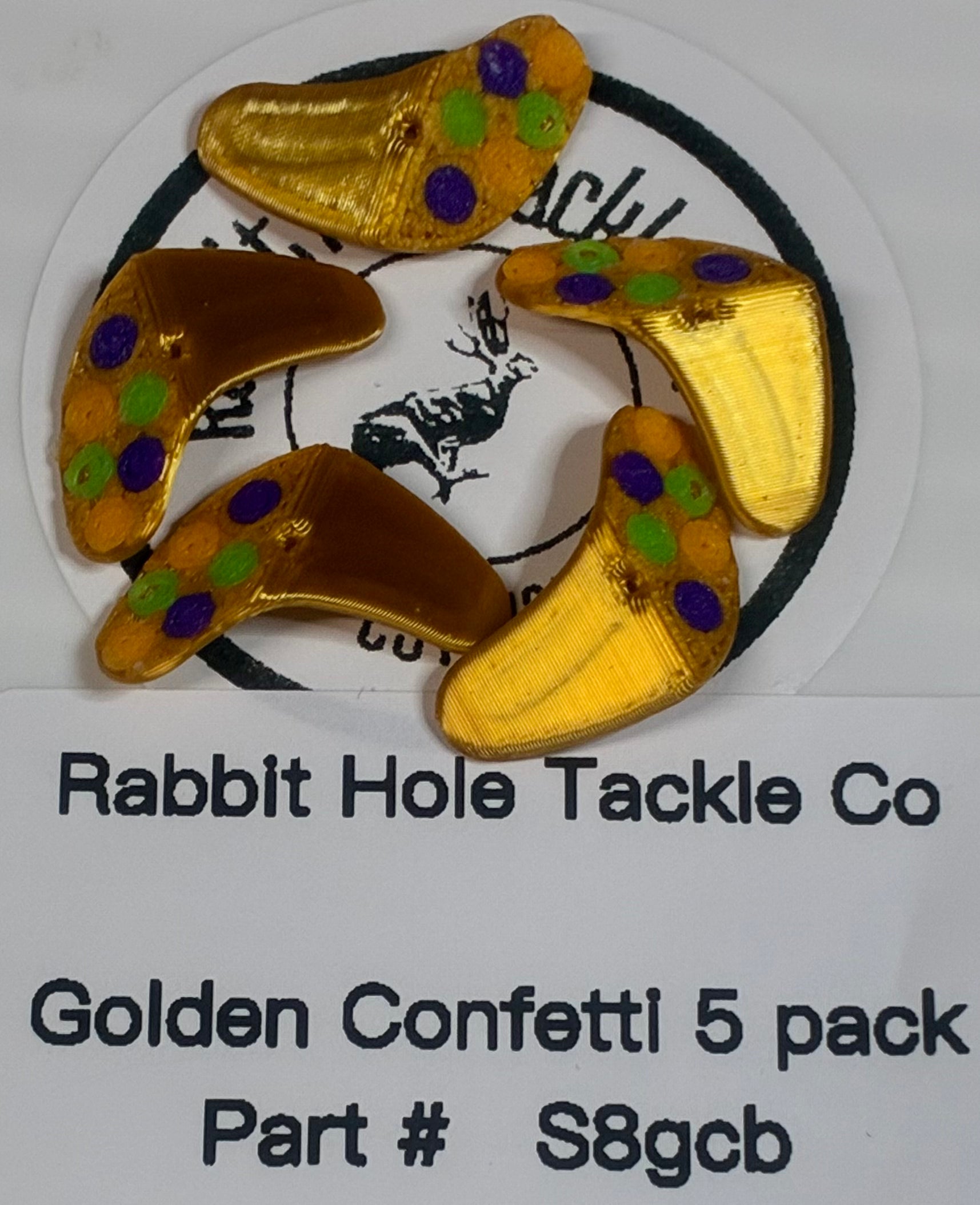 Rabbit Hole Blade – Walleye Spinner Blades 5 Pack